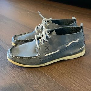 Sperry for J.Crew Leather Chukka Boat Shoe